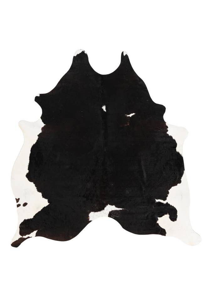 Detail image of 6' 5 x 6' 8 Cowhide Leather Square Rug