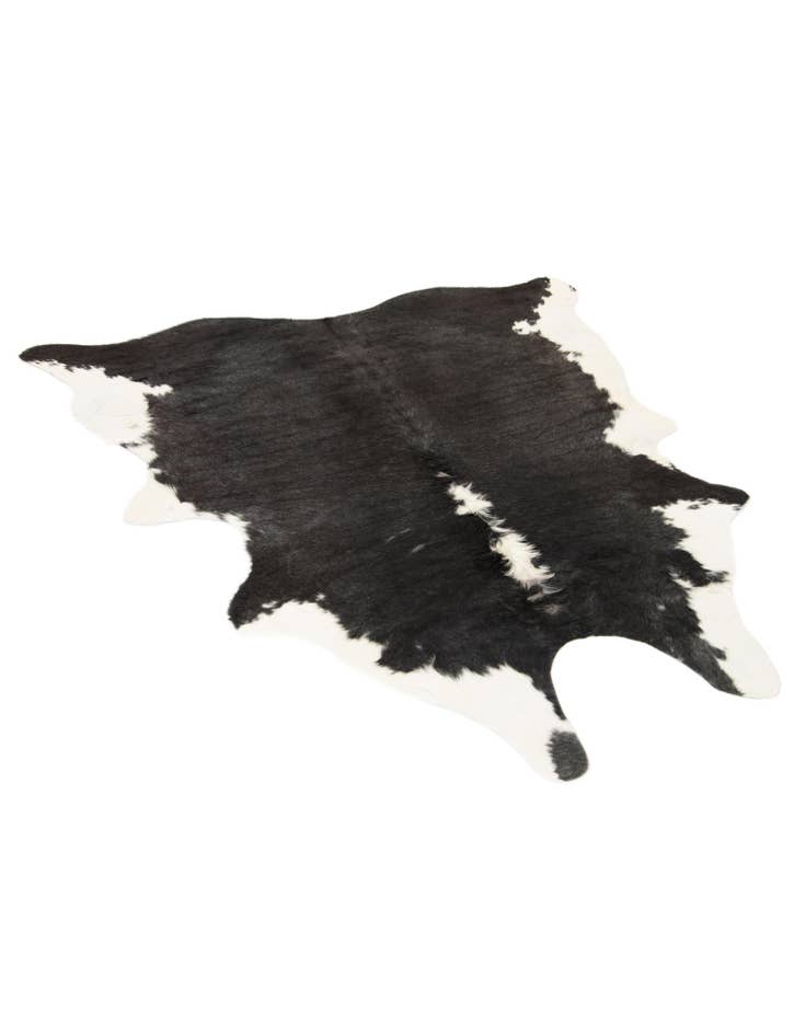 Detail image of 6' 1 x 6' 3 Cowhide Leather Square Rug