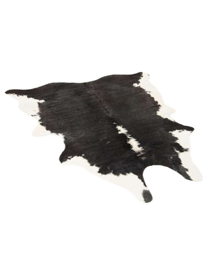 6' 1 x 6' 3 Cowhide Leather Square Rug