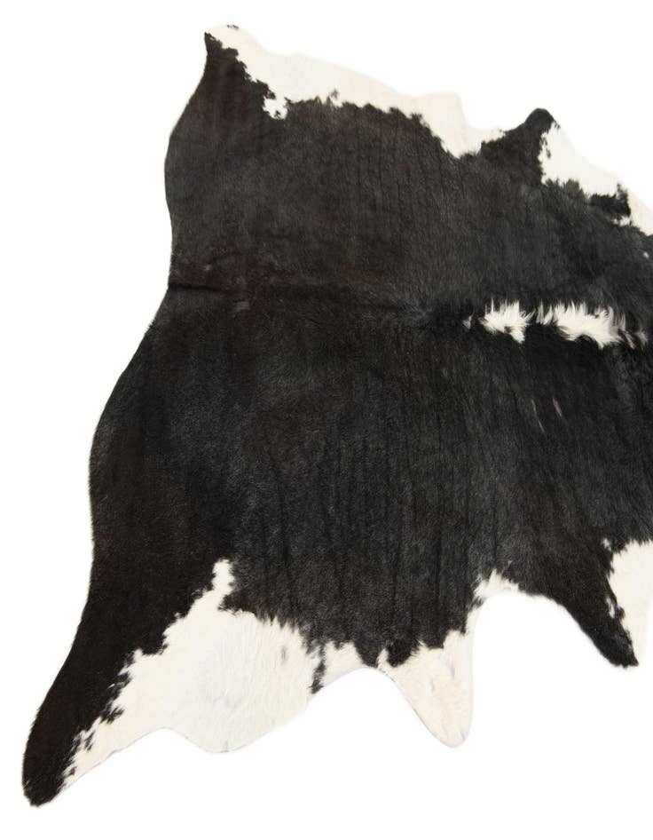 Detail image of 6' 1 x 6' 3 Cowhide Leather Square Rug