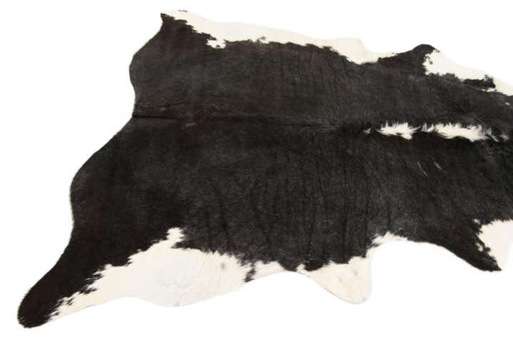 6' 1 x 6' 3 Cowhide Leather Square Rug