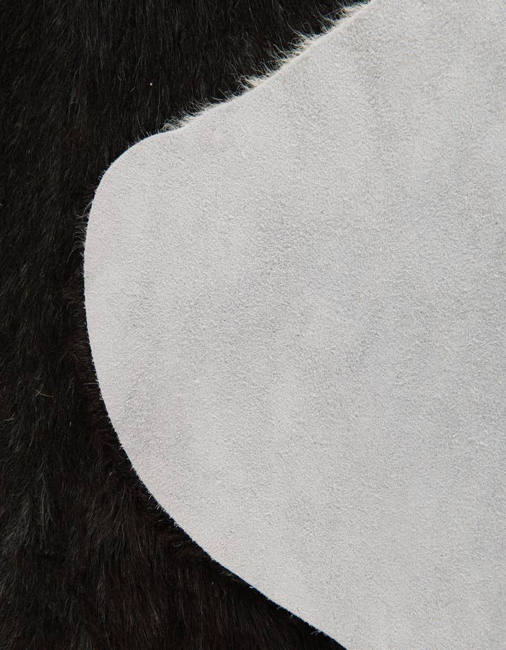 Detail image of 6' 1 x 6' 3 Cowhide Leather Square Rug