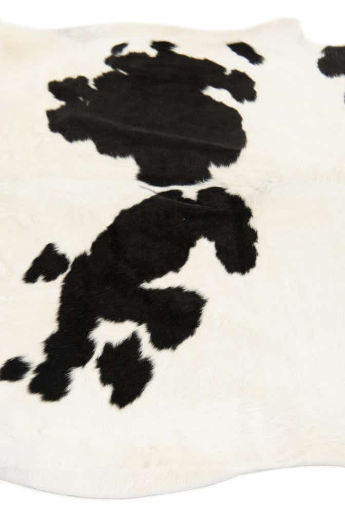 5' 11 x 6' 1 Cowhide Leather Square Rug
