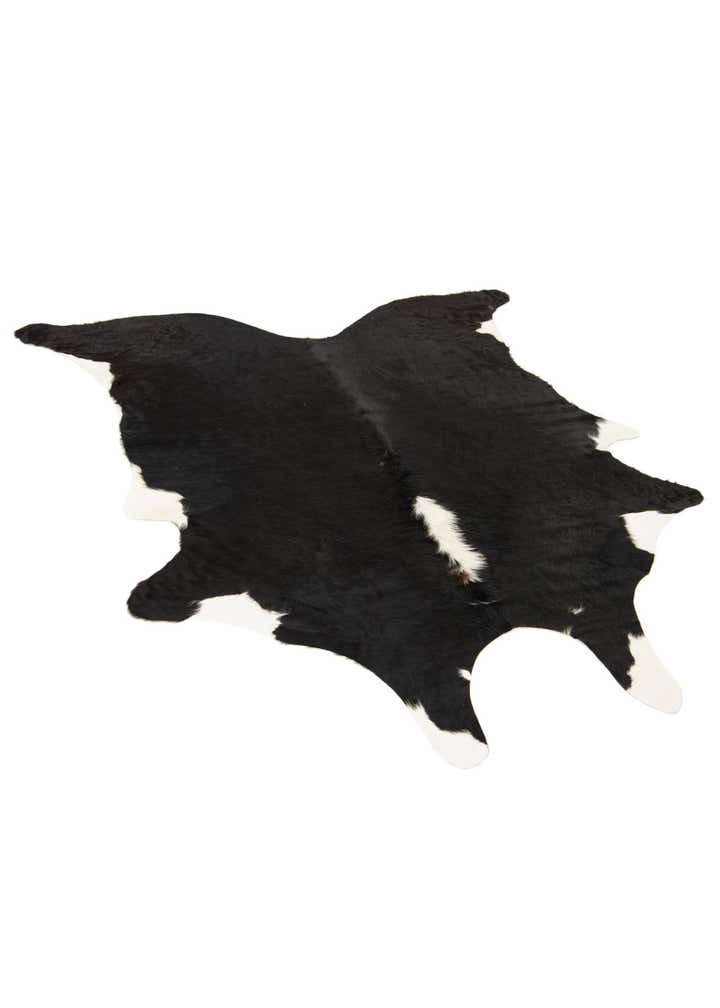 6' 4 x 6' 8 Cowhide Leather Square Rug