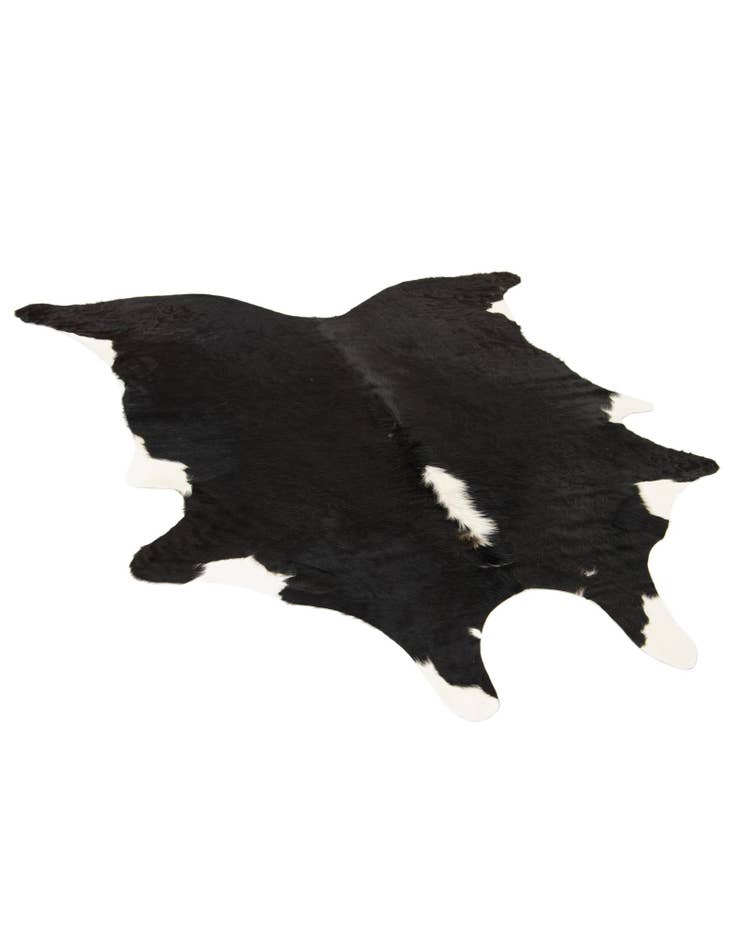 Detail image of 6' 4 x 6' 8 Cowhide Leather Square Rug