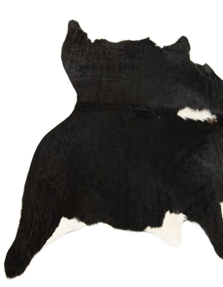 Detail image of 6' 4 x 6' 8 Cowhide Leather Square Rug