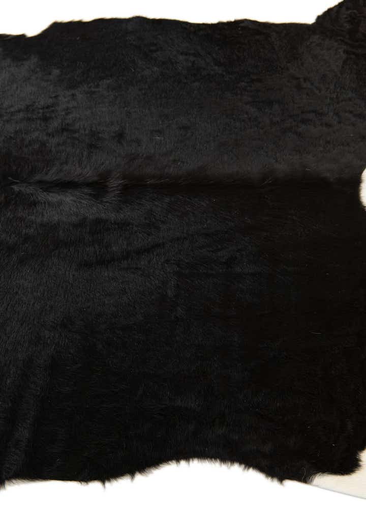 6' 4 x 6' 8 Cowhide Leather Square Rug