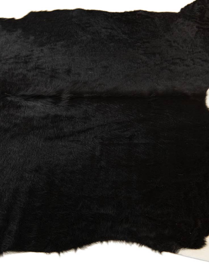 Detail image of 6' 4 x 6' 8 Cowhide Leather Square Rug