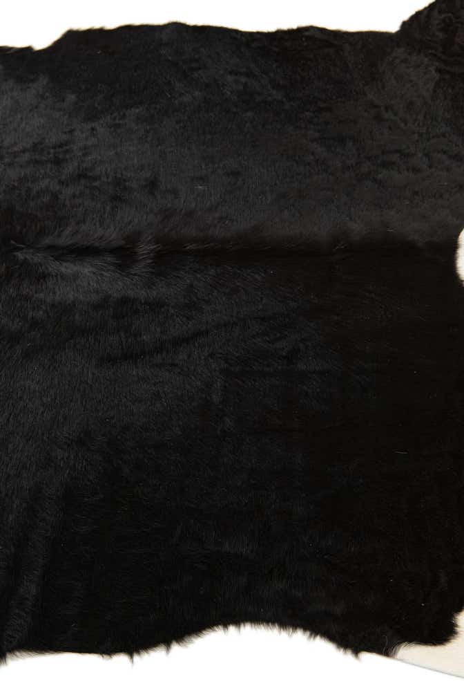 6' 4 x 6' 8 Cowhide Leather Square Rug
