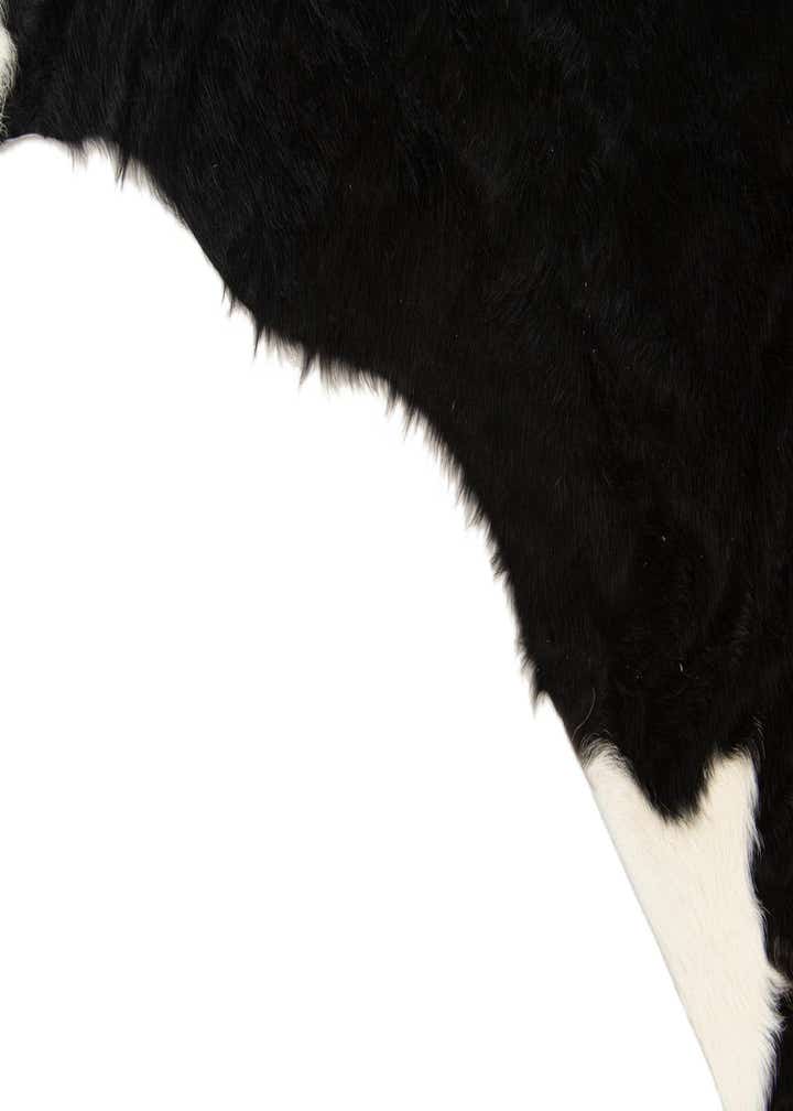 6' 4 x 6' 8 Cowhide Leather Square Rug