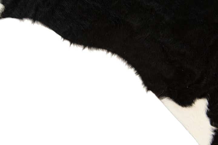 6' 4 x 6' 8 Cowhide Leather Square Rug