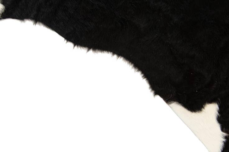 Detail image of 6' 4 x 6' 8 Cowhide Leather Square Rug