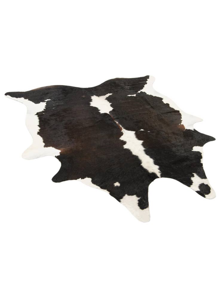 Detail image of 6' 1 x 6' 8 Cowhide Leather Square Rug