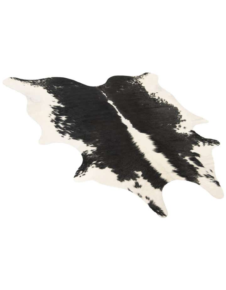 6' 2 x 6' 6 Cowhide Leather Square Rug