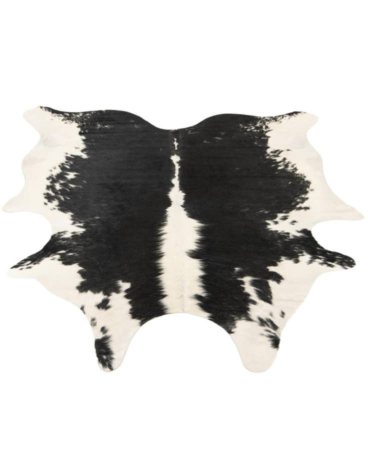 Detail image of 6' 2 x 6' 6 Cowhide Leather Square Rug