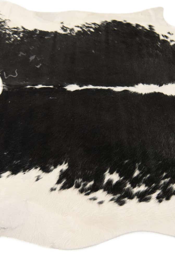 6' 2 x 6' 6 Cowhide Leather Square Rug