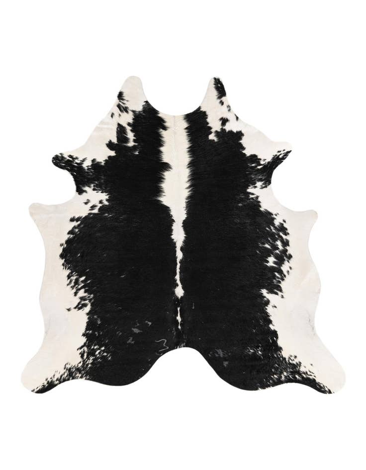 Detail image of 6' 2 x 6' 6 Cowhide Leather Square Rug