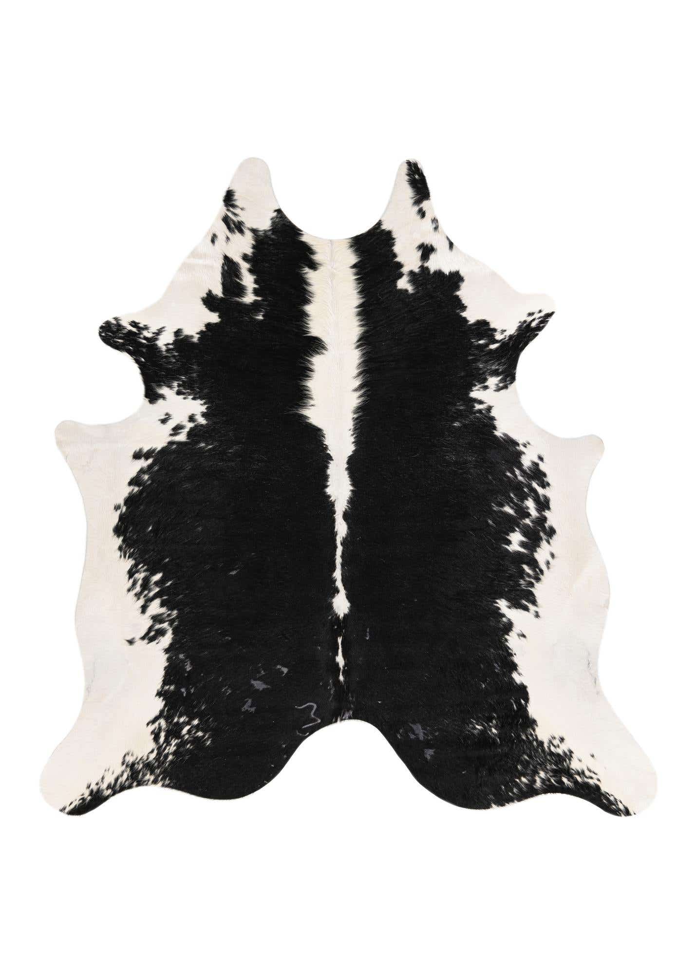6' 2 x 6' 6 Cowhide Leather Square Rug