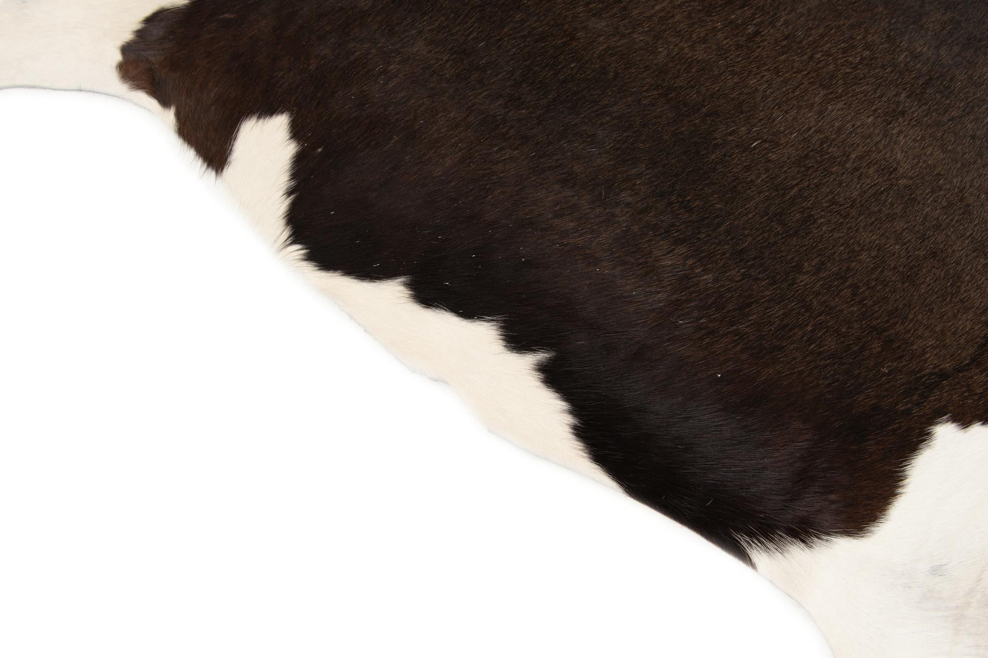 5' x 5' 2 Cowhide Leather Square Rug