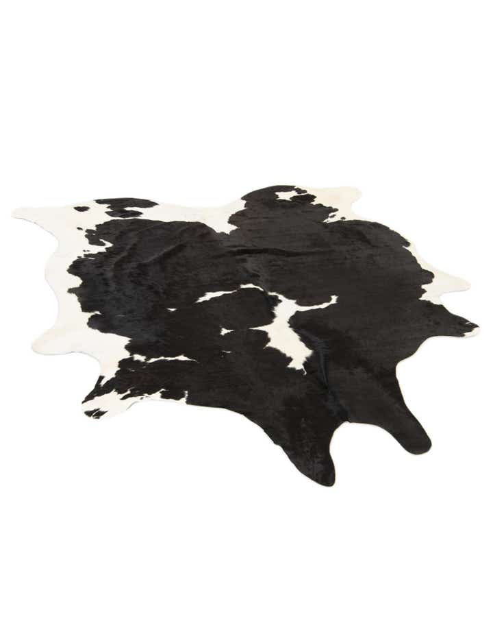 6' 2 x 6' 8 Cowhide Leather Square Rug