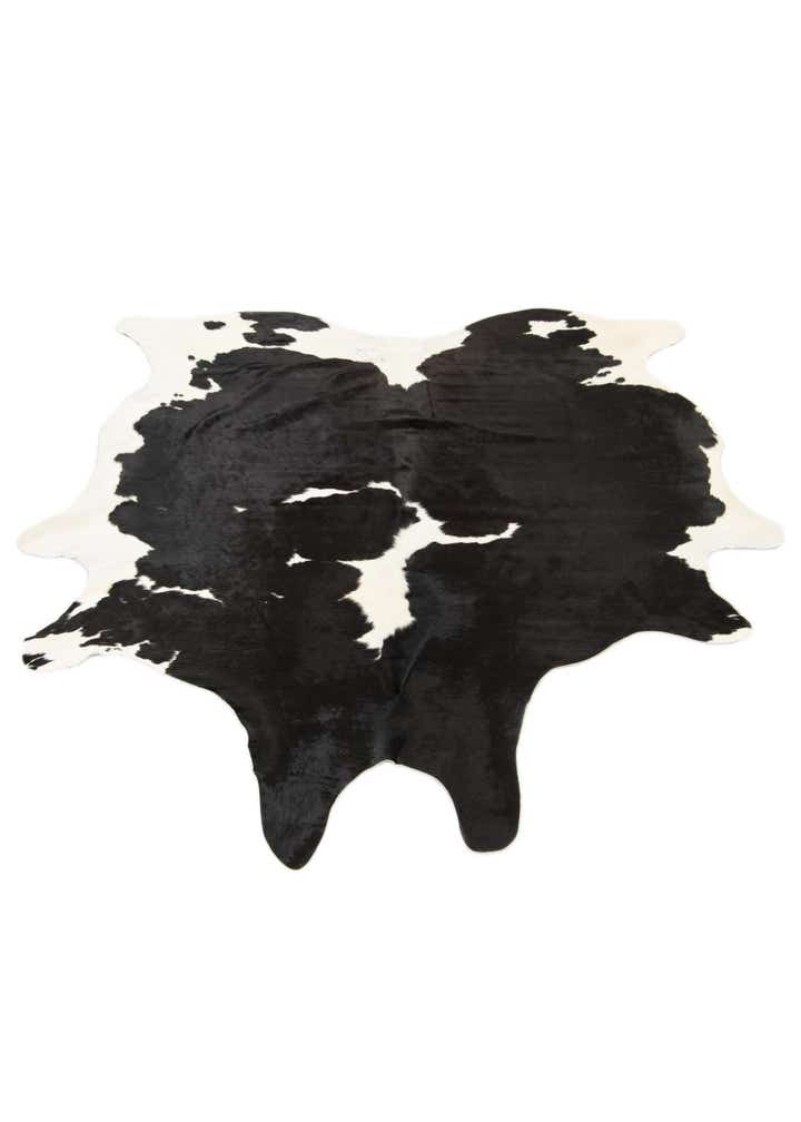 6' 2 x 6' 8 Cowhide Leather Square Rug