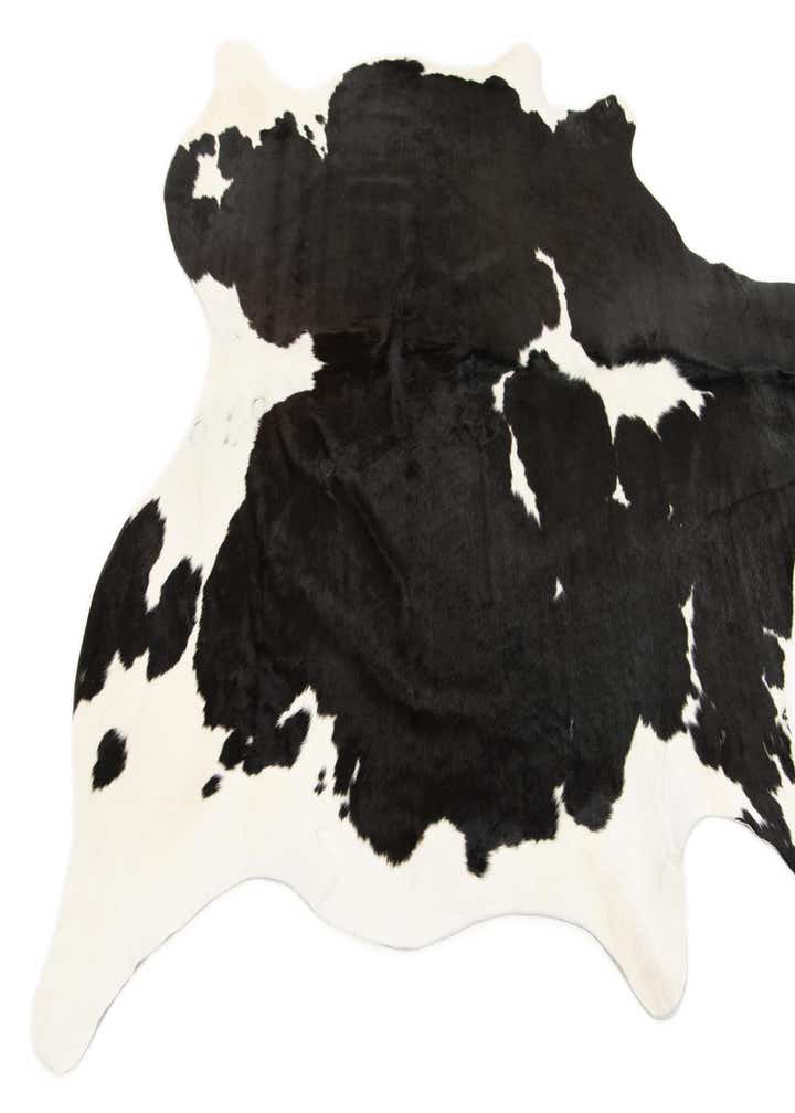 6' 2 x 6' 8 Cowhide Leather Square Rug