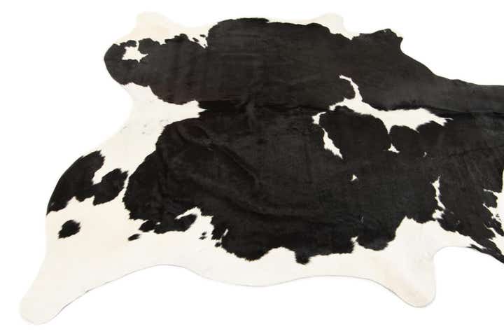 6' 2 x 6' 8 Cowhide Leather Square Rug