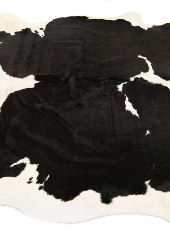 6' 2 x 6' 8 Cowhide Leather Square Rug