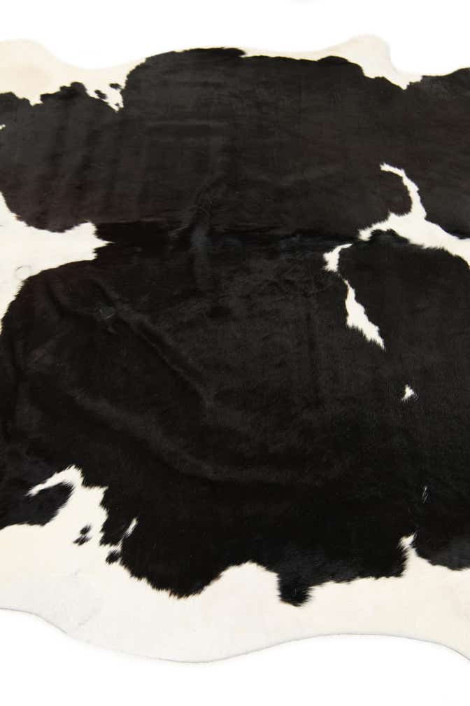 6' 2 x 6' 8 Cowhide Leather Square Rug