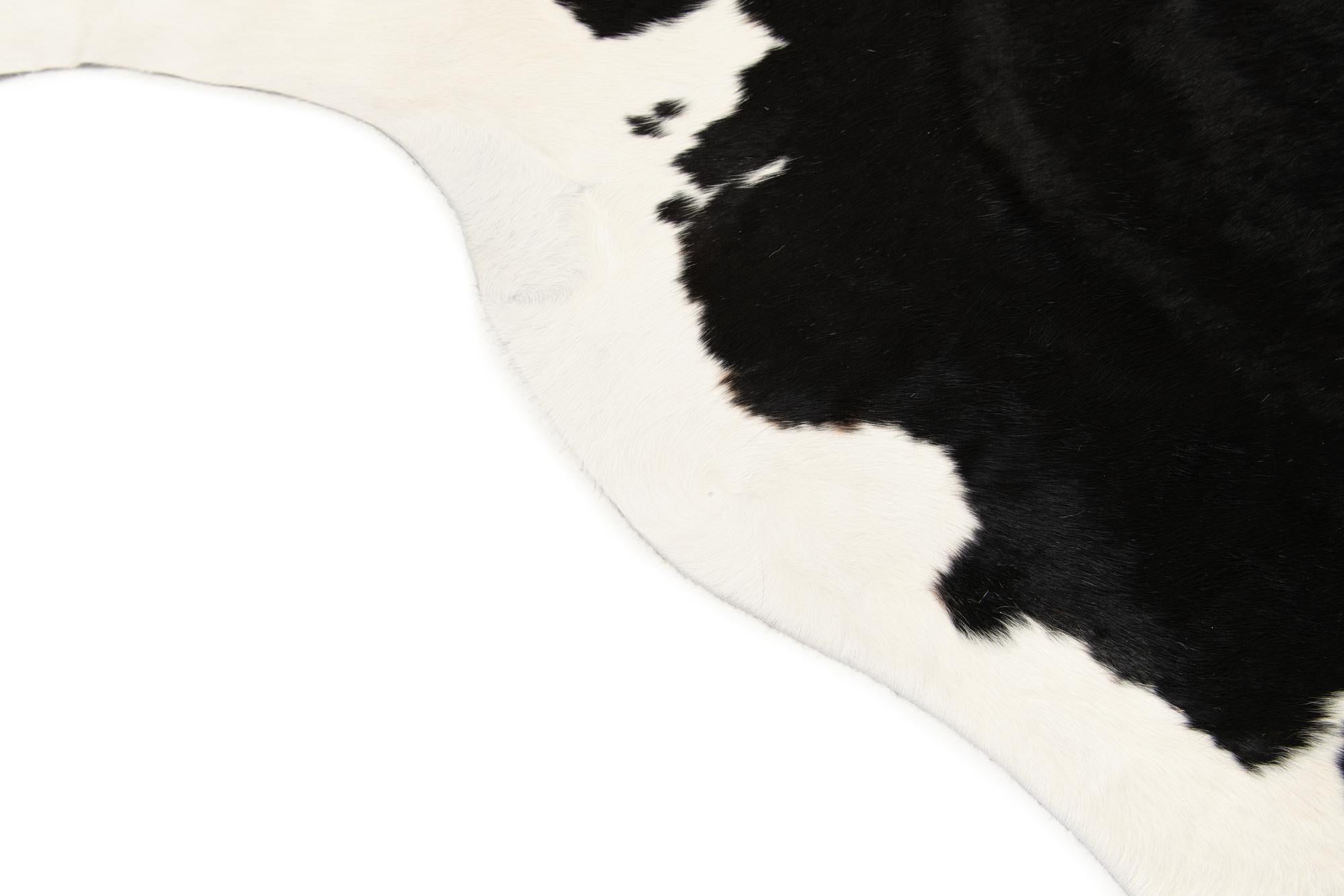 6' 2 x 6' 8 Cowhide Leather Square Rug