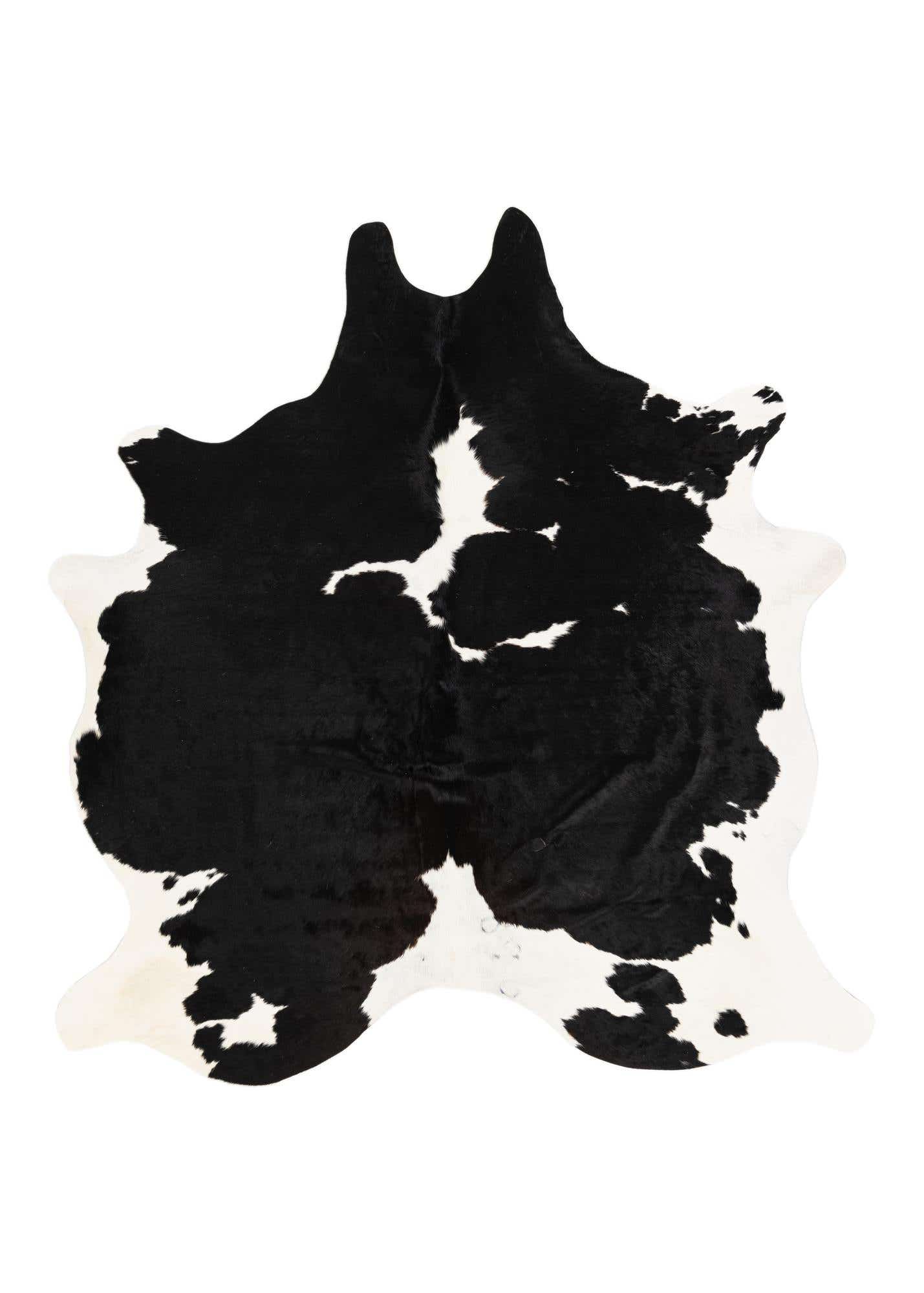 6' 2 x 6' 8 Cowhide Leather Square Rug