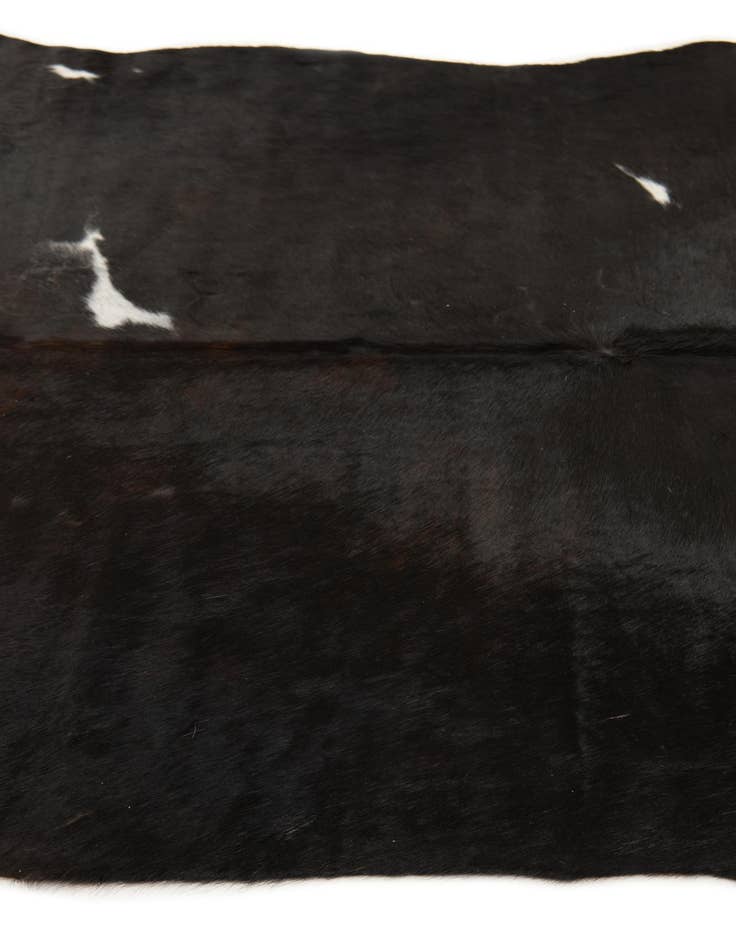 Detail image of 4' 8 x 5' 1 Cowhide Leather Square Rug