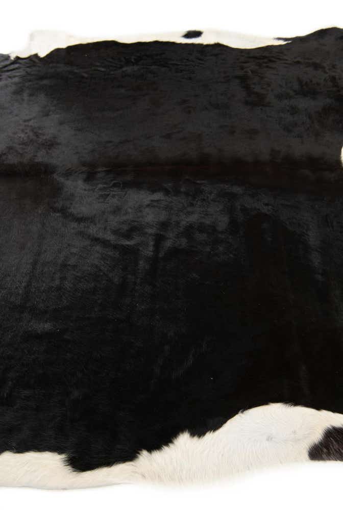 6' 8 x 7' Cowhide Leather Square Rug