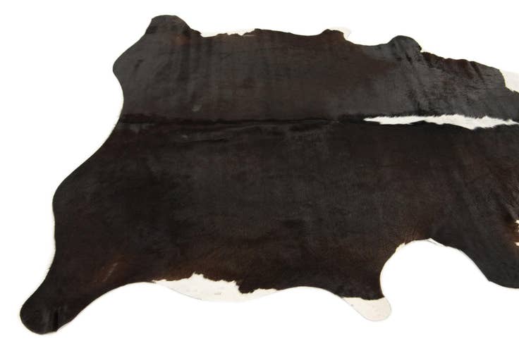 Detail image of 5' 10 x 6' 6 Cowhide Leather Square Rug