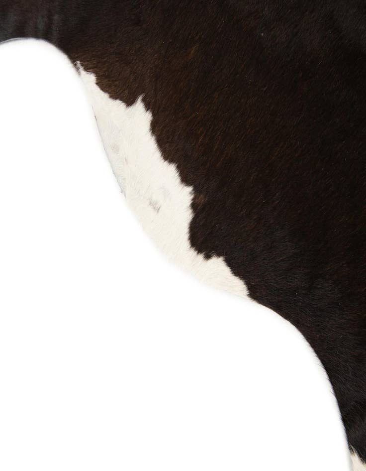 Detail image of 5' 10 x 6' 6 Cowhide Leather Square Rug