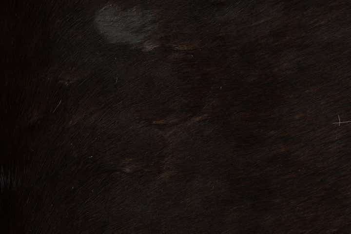 5' 10 x 6' 6 Cowhide Leather Square Rug