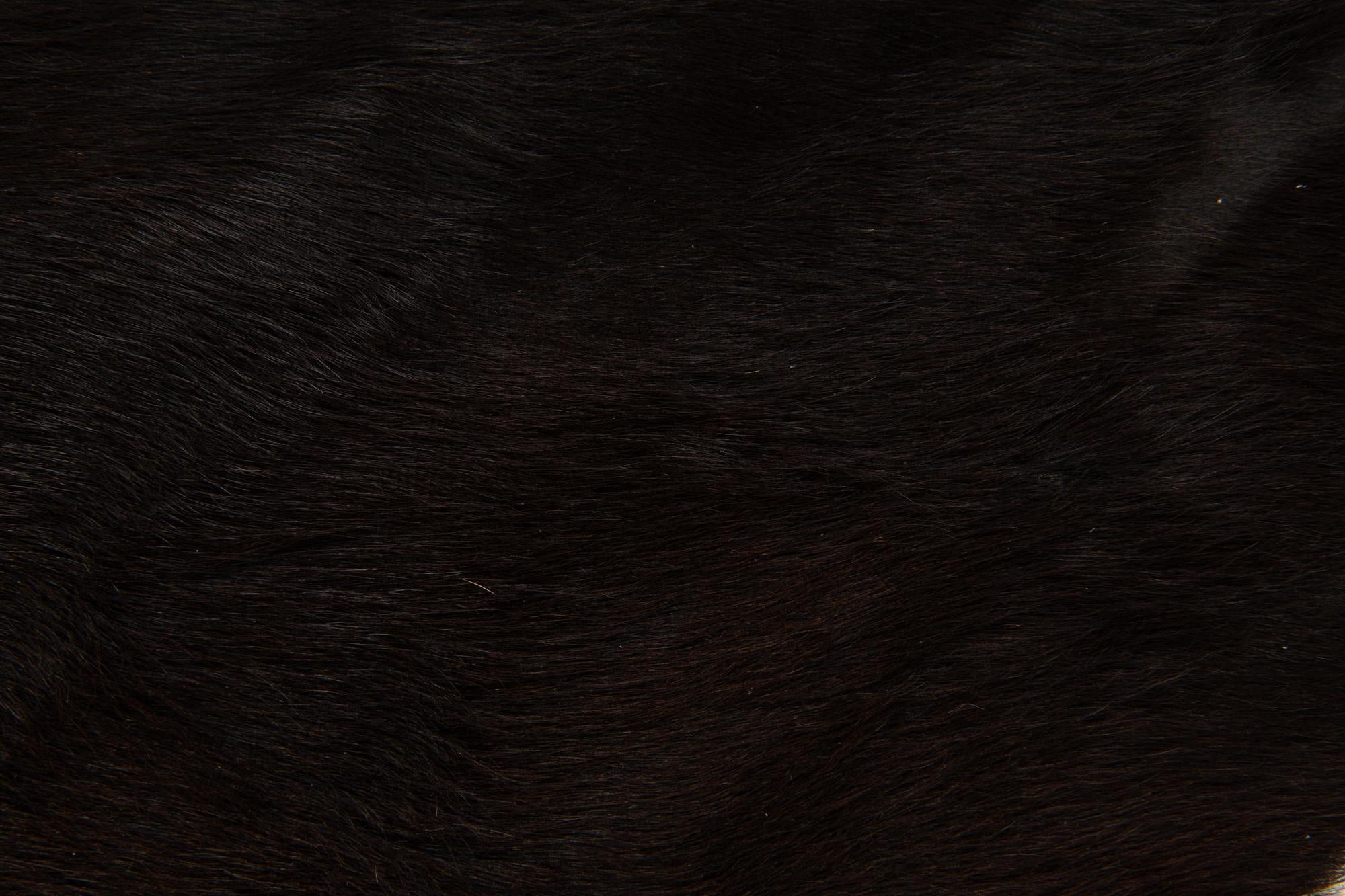 6' x 6' 2 Cowhide Leather Square Rug