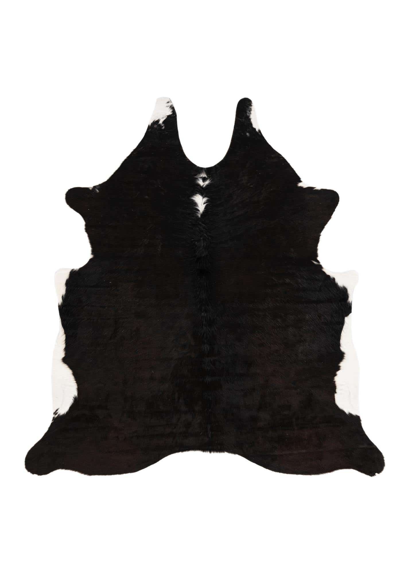 6' x 6' 2 Cowhide Leather Square Rug