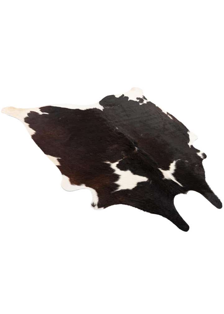 5' x 5' 2 Cowhide Leather Square Rug
