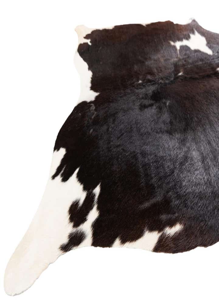 5' x 5' 2 Cowhide Leather Square Rug