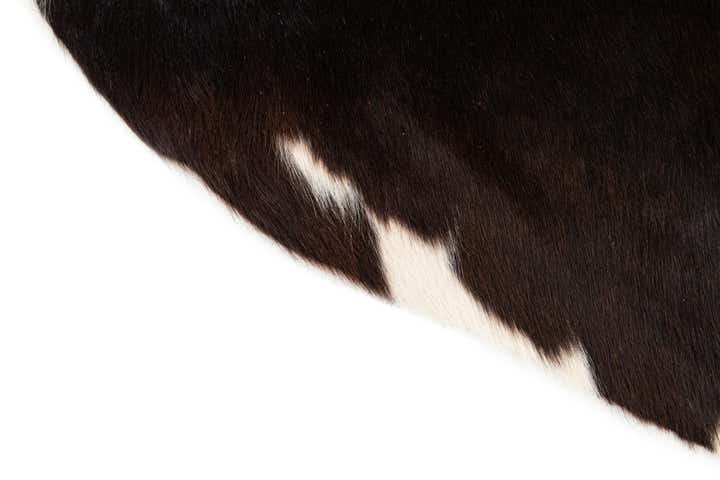 5' x 5' 2 Cowhide Leather Square Rug