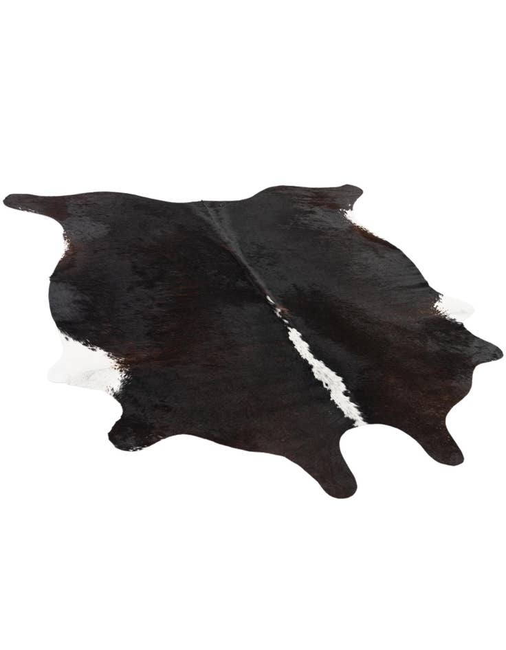 Detail image of 5' 5 x 5' 6 Cowhide Leather Square Rug