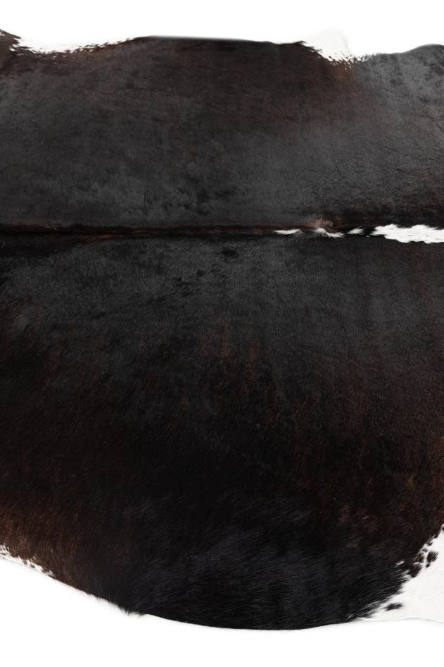 Detail image of 5' 5 x 5' 6 Cowhide Leather Square Rug