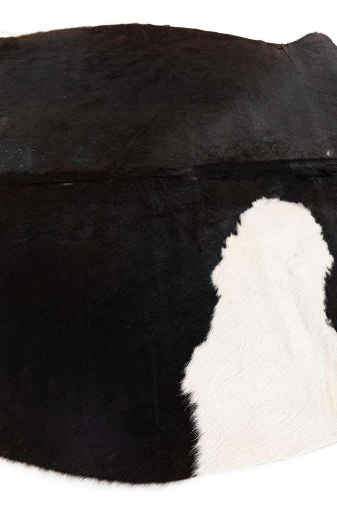 4' 10 x 5' 6 Cowhide Leather Square Rug