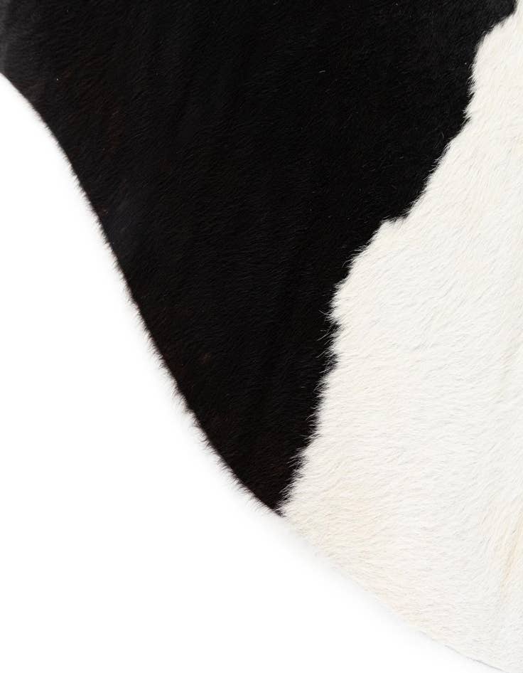 Detail image of 4' 10 x 5' 6 Cowhide Leather Square Rug