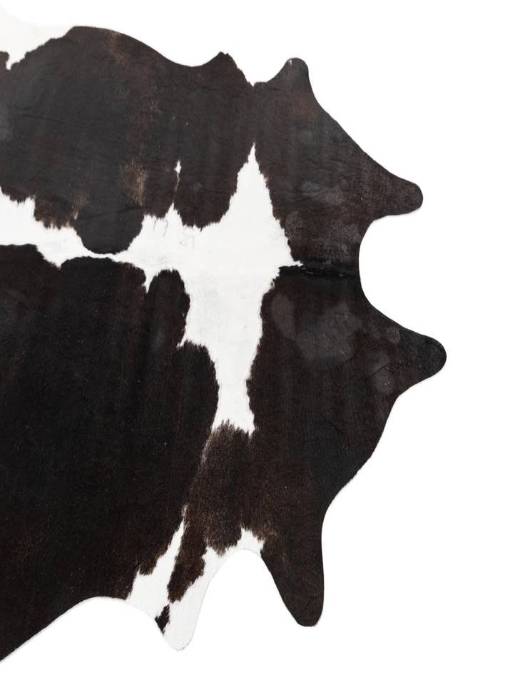 Detail image of 5' 7 x 5' 10 Cowhide Leather Square Rug