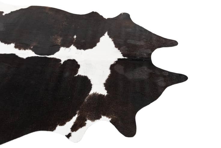 Detail image of 5' 7 x 5' 10 Cowhide Leather Square Rug
