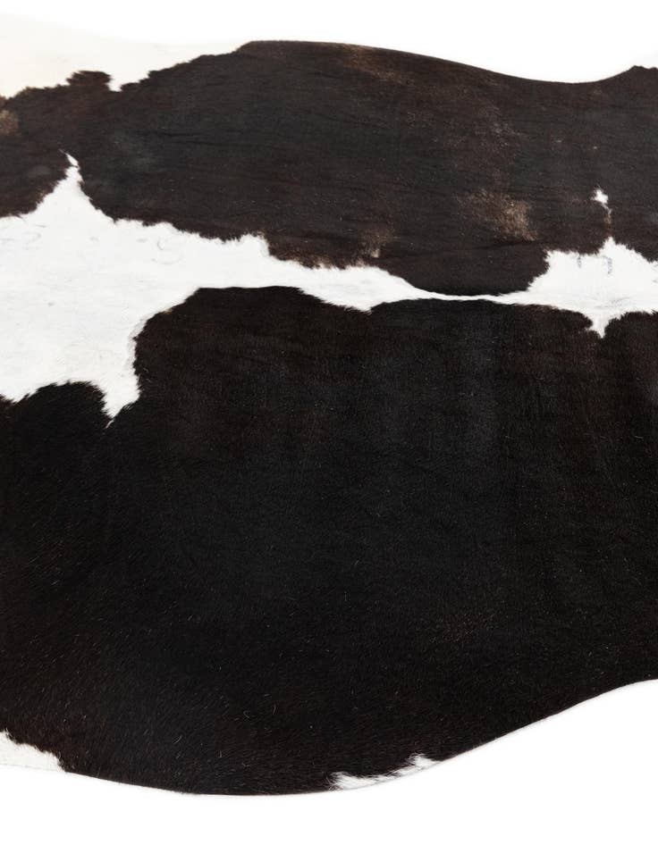 Detail image of 5' 7 x 5' 10 Cowhide Leather Square Rug