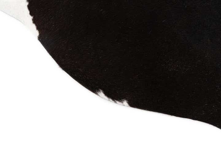 5' 7 x 5' 10 Cowhide Leather Square Rug