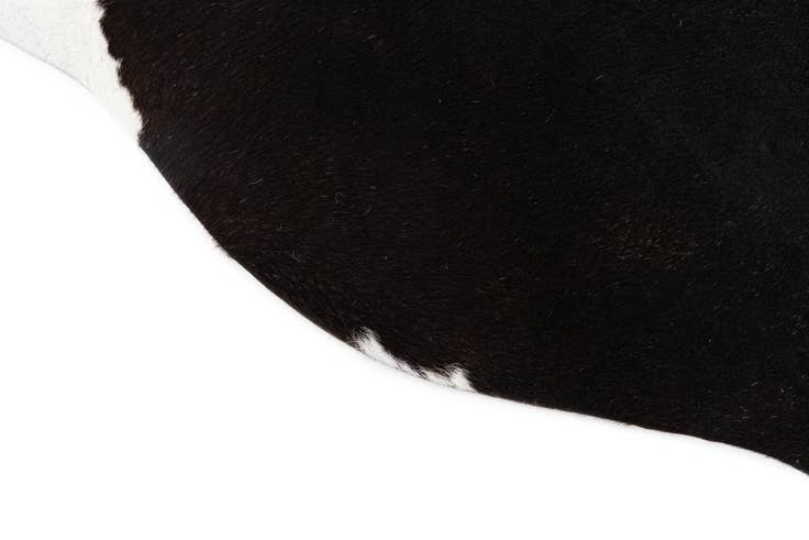 Detail image of 5' 7 x 5' 10 Cowhide Leather Square Rug